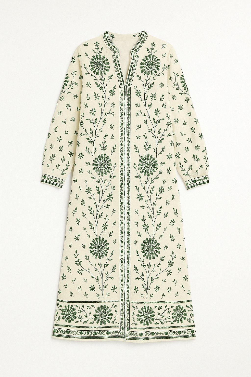 Flerozia Botanical Elegance Maxi Dress